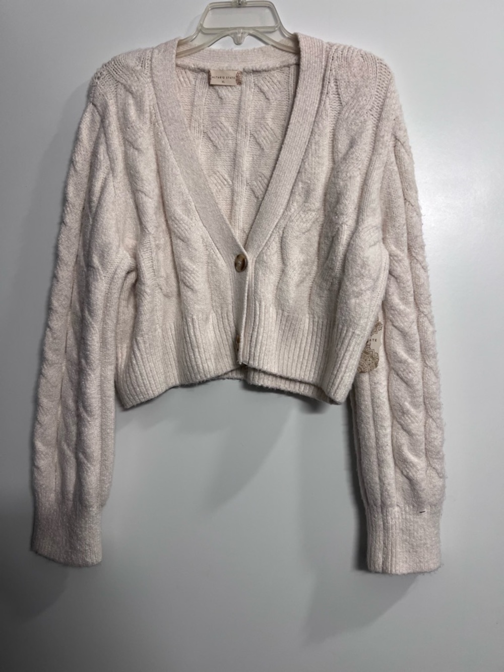 Altar’d State Cream Cropped Sweater
